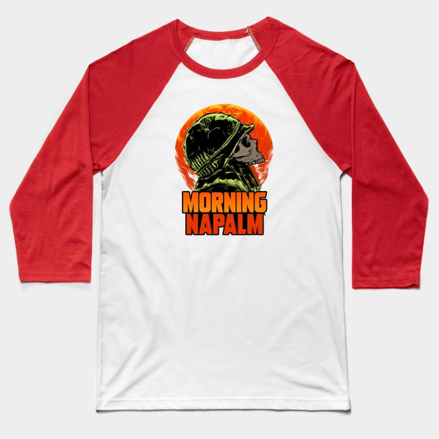 MORNING NAPALM Baseball T-Shirt by theanomalius_merch